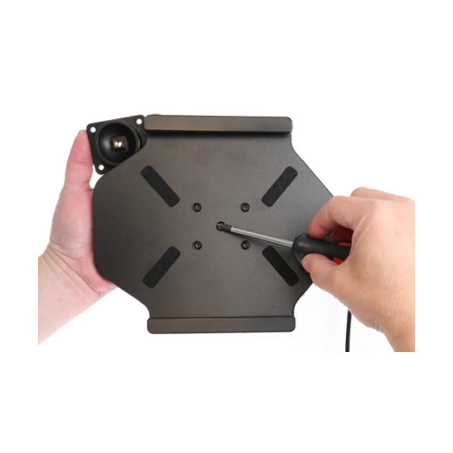 Bild 1 : 727132 : Brodit Halter Aktiv, mit Festanschluss, 12/24V, für SAMSUNG Galaxy Tab A 10.1 (2019)