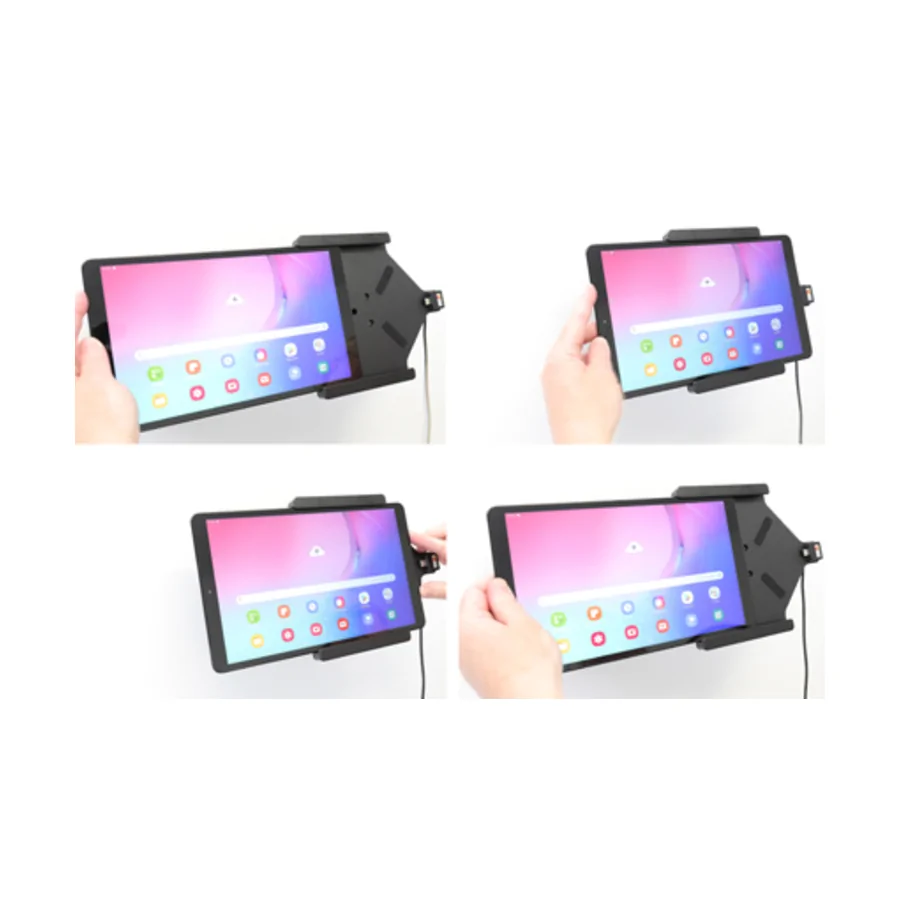 Bild 3 : 727132 : Brodit Halter Aktiv, mit Festanschluss, 12/24V, für SAMSUNG Galaxy Tab A 10.1 (2019)