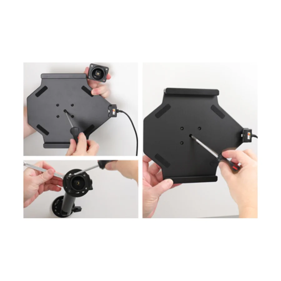 Bild 1 : 727168 : Brodit Halter Aktiv, mit Festanschluss, 12/24V, für APPLE iPad (2019)