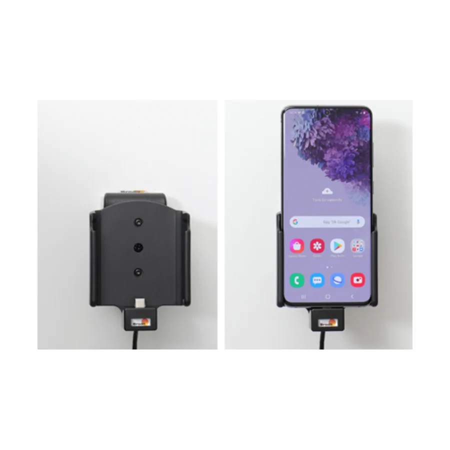 Bild 4 : 727190 : Brodit Halter Aktiv, mit Festanschluss, 12/24V, für SAMSUNG Galaxy S20