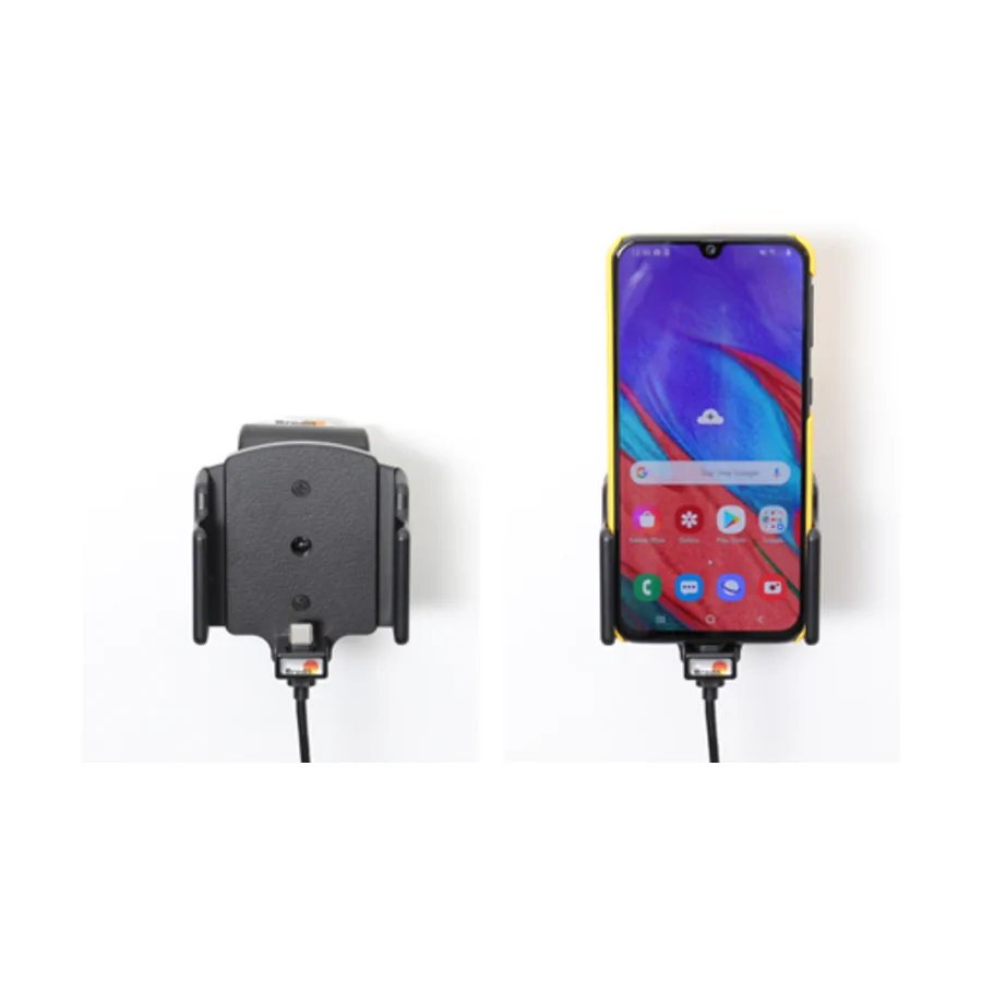 Bild 4 : 727202 : Brodit einstellbarer Halter (seitlich) Aktiv USB-C QC 3.0 mit Festanschluss, 12/24V, f�r HUAWEI P30