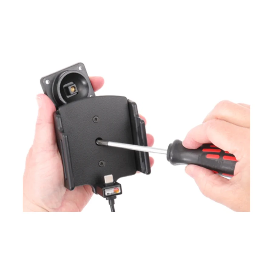 Bild 2 : 727204 : Brodit einstellbarer Halter (seitlich) Aktiv USB-C QC 3.0 mit Festanschluss, 12/24V, f�r NOKIA 8.3 5G