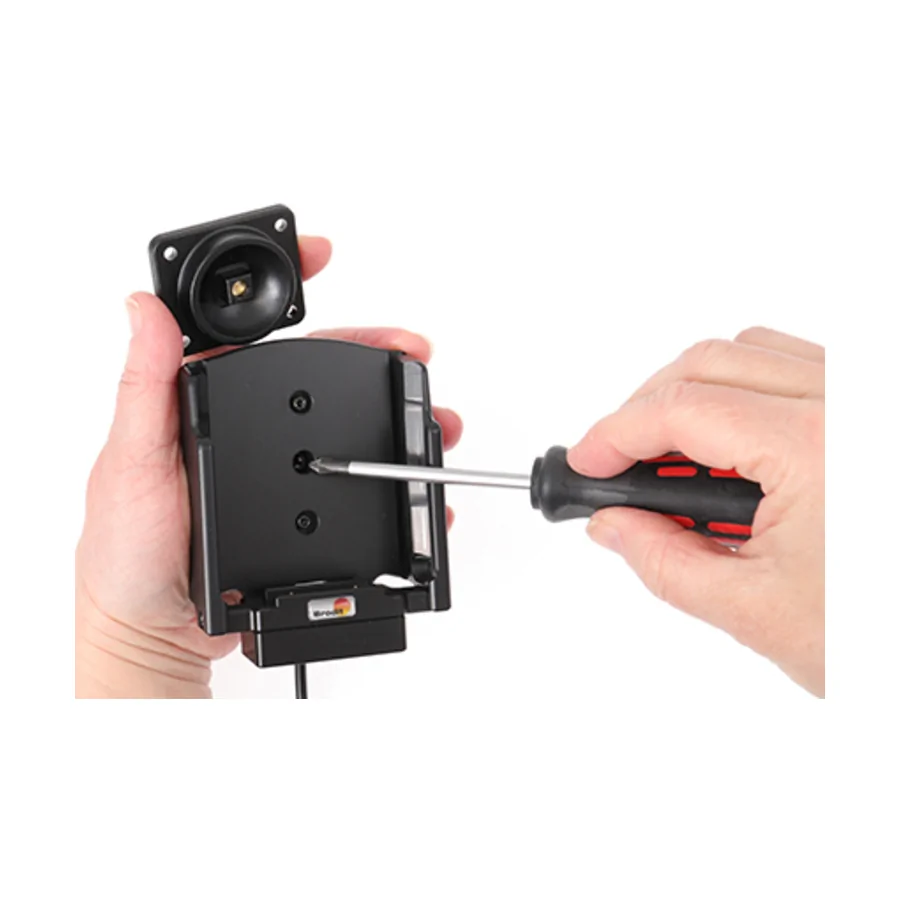 Bild 1 : 727243 : Brodit Halter Aktiv, mit Festanschluss, 12/24V, für SAMSUNG Galaxy XCover 5, Ladung über Pogo-Pins
