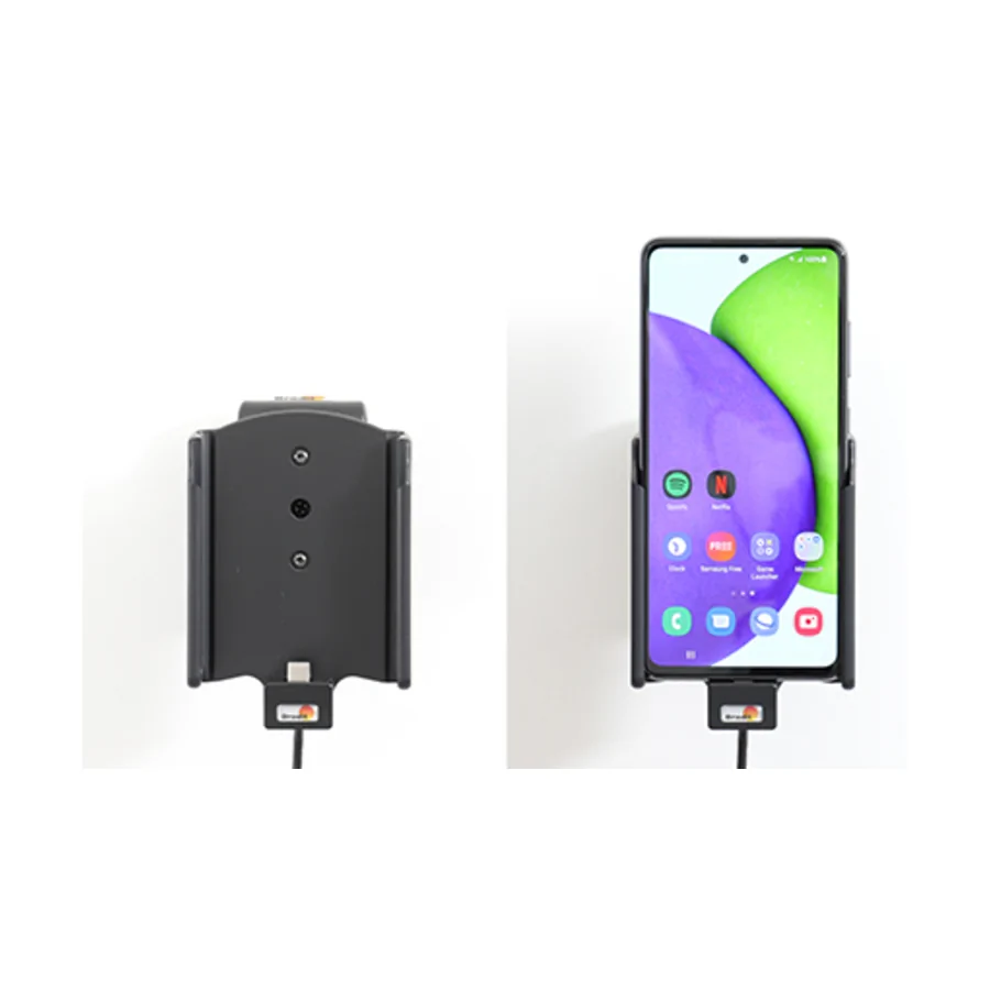 Bild 4 : 727256 : Brodit Halter Aktiv, mit Festanschluss, 12/24V, für SAMSUNG Galaxy A52
