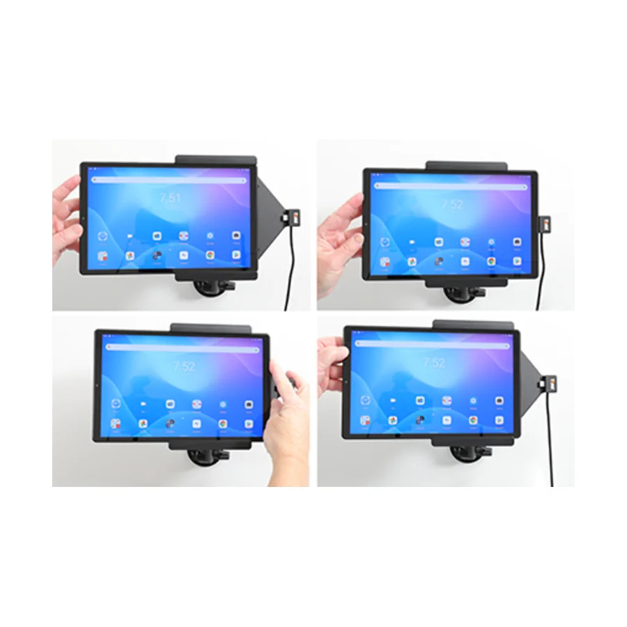 Bild 3 : 727271 : Brodit Halter Aktiv, mit Festanschluss, 12/24V, für LENOVO Tab K10
