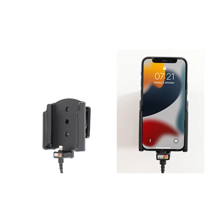 Bild 4 : 727275 : Brodit Halter Aktiv, mit Festanschluss, 12/24V, f�r APPLE iPhone 13 Mini