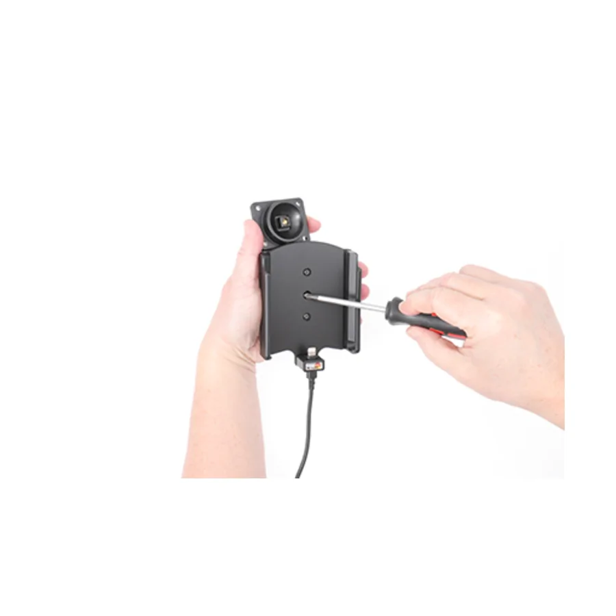 Bild 1 : 727277 : Brodit Halter Aktiv, mit Festanschluss, 12/24V, für APPLE iPhone 14 Plus
