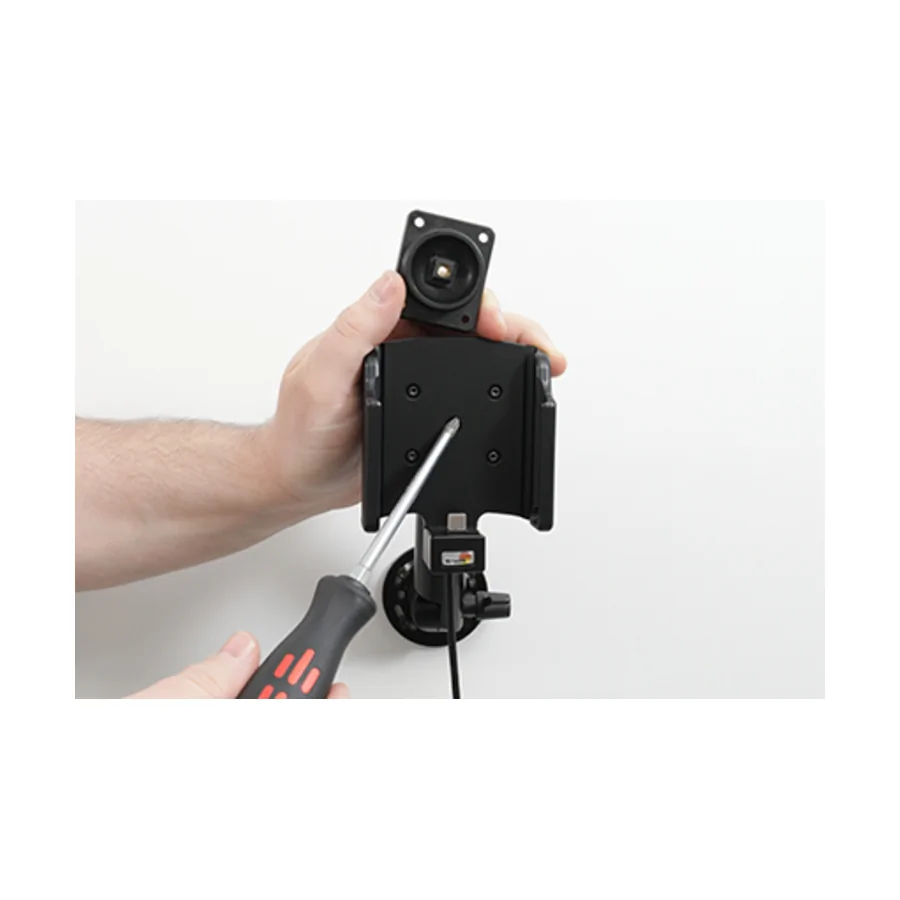 Bild 1 : 727334 : Brodit Halter Aktiv, mit Festanschluss, 12/24V, für HONEYWELL CT30XP