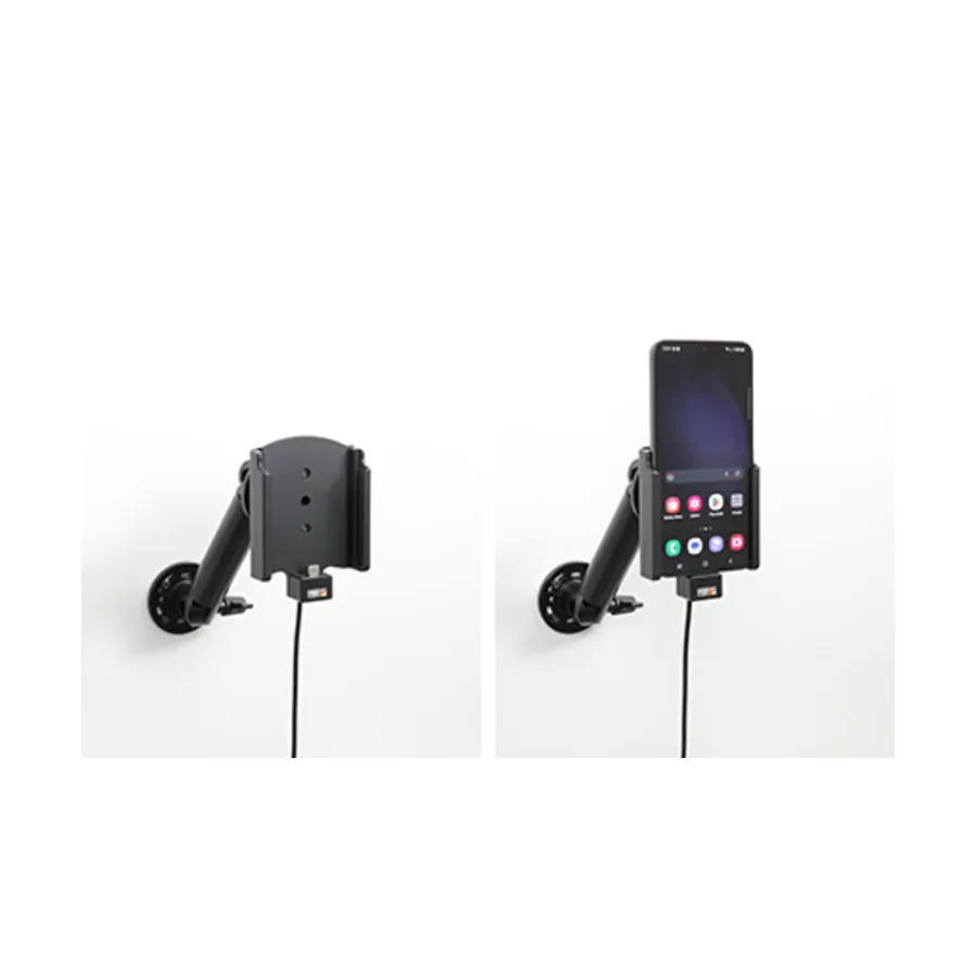 Bild 4 : 727345 : Brodit Halter Aktiv, mit Festanschluss, 12/24V, für SAMSUNG Galaxy S23+ 5G