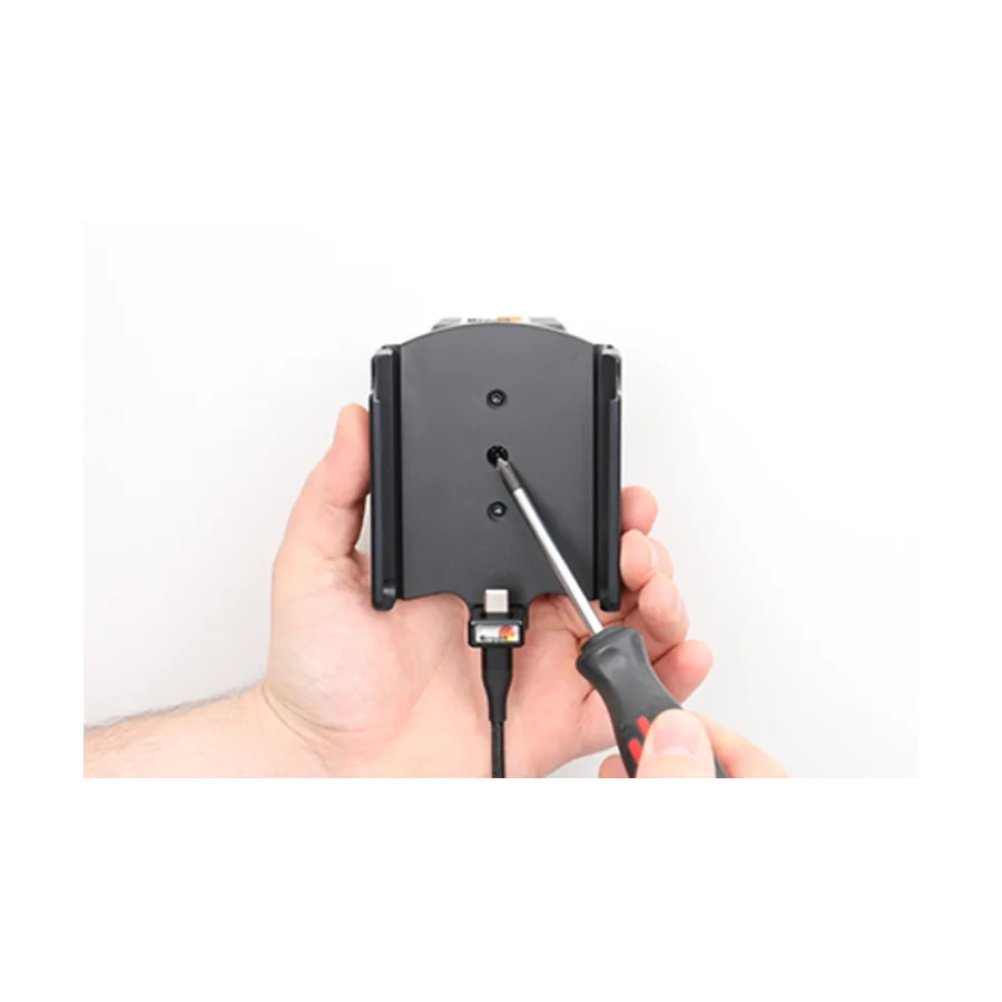 Bild 3 : 727374 : Brodit Halter Aktiv, mit Festanschluss, 12/24V, für APPLE iPhone 15 Plus