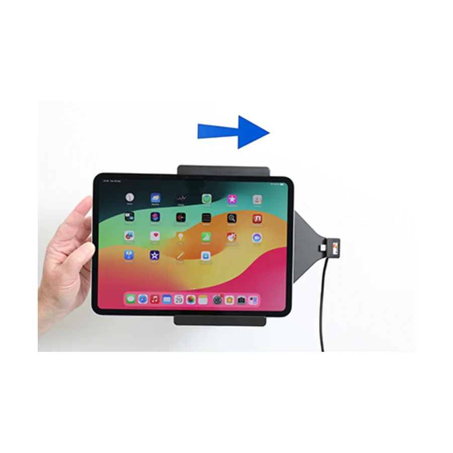 Bild 2 : 727409 : Brodit Halter Aktiv, mit Festanschluss, 12/24V, für APPLE iPad Pro 11 (2024)