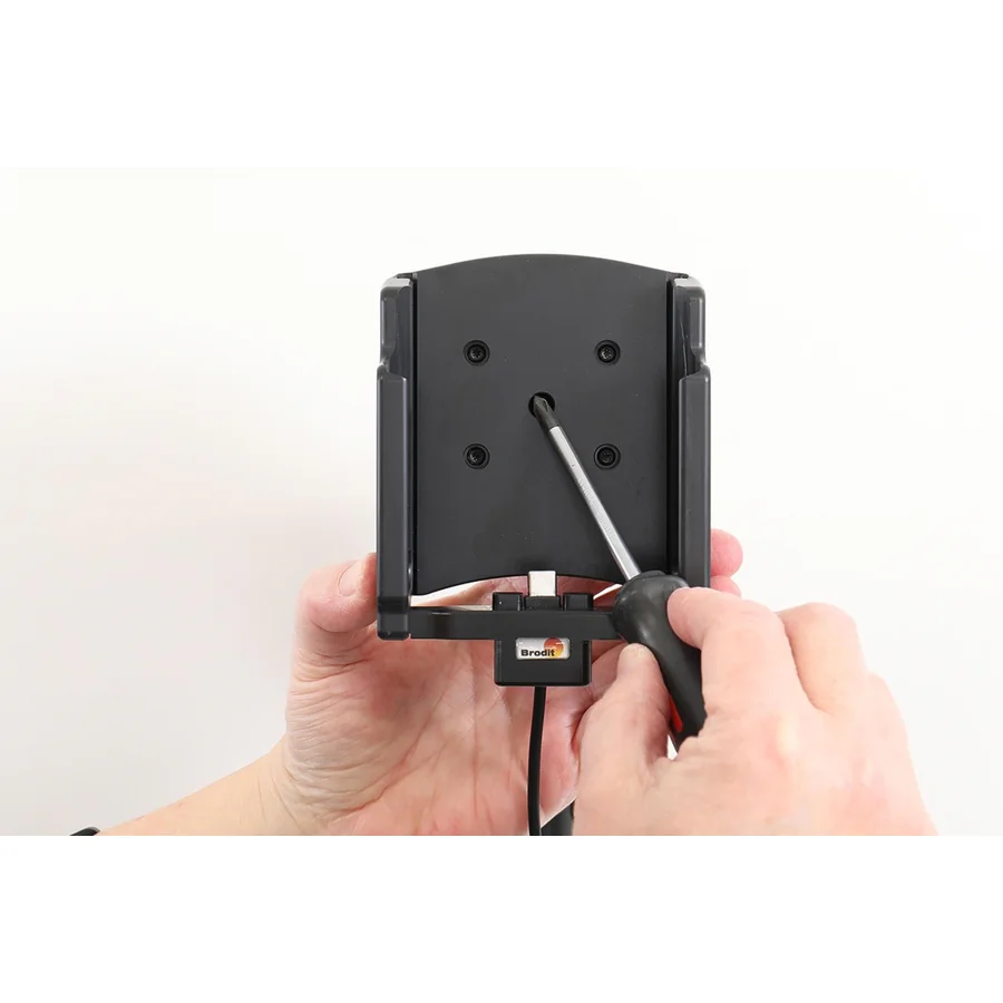 Bild 3 : 727423 : Brodit Halter Aktiv, mit Festanschluss, 12/24V, für DATALOGIC Memor 35, nur für Geräte mit Original RUBBER BOOT
