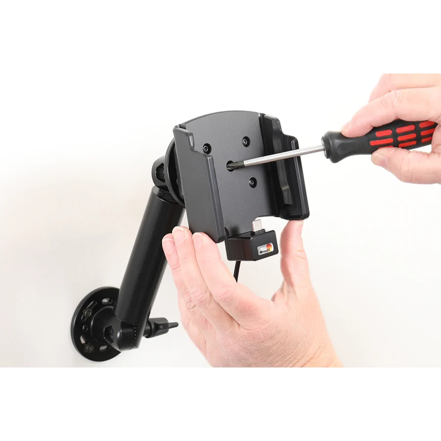 Bild 3 : 727430 : Brodit Halter Aktiv, mit Festanschluss, 12/24V, für DATALOGIC Memor 12-17, nur für Geräte mit Original RUBBER BOOT