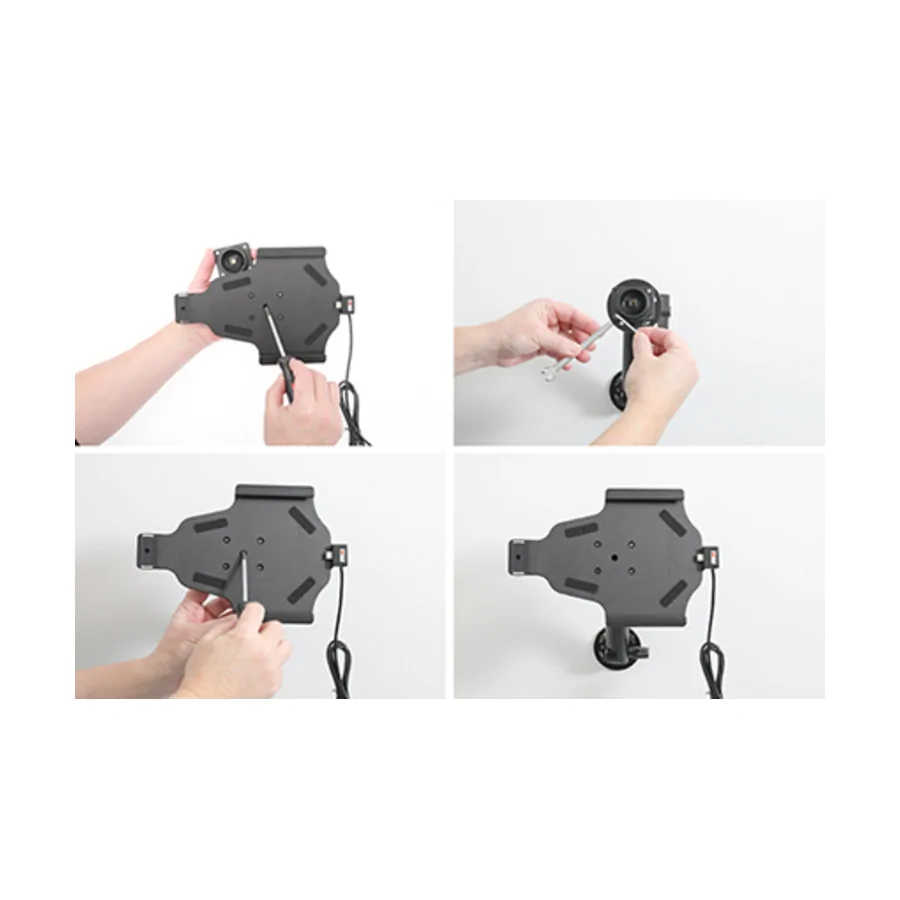 Bild 1 : 735278 : Brodit abschließbarer Halter, Aktiv USB, 12/24V, für APPLE iPad Mini (2021)