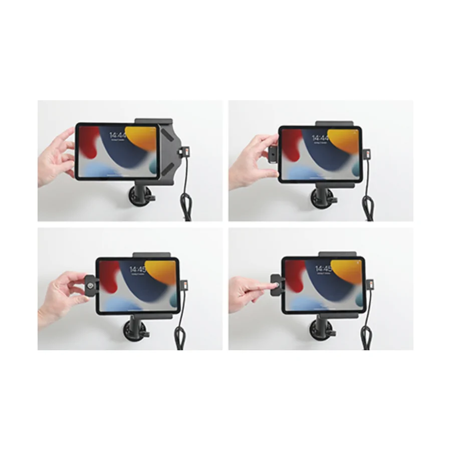 Bild 2 : 735278 : Brodit abschließbarer Halter, Aktiv USB, 12/24V, für APPLE iPad Mini (2021)