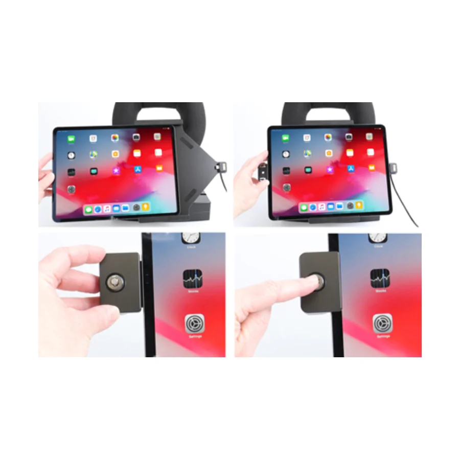 Bild 2 : 736095 : Brodit abschlie�barer Halter Aktiv, mit Festanschluss, 12/24V, f�r APPLE iPad Pro 12.9 (2018)
