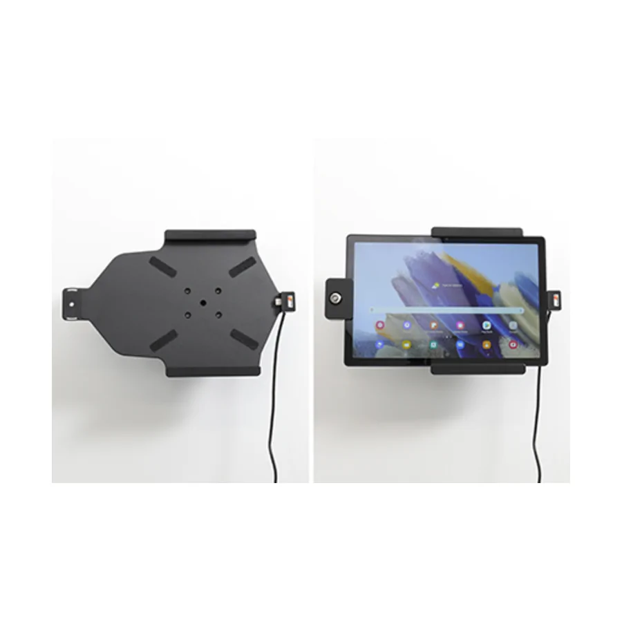 Bild 4 : 736286 : Brodit abschließbarer Halter Aktiv, mit Festanschluss, 12/24V, für SAMSUNG Galaxy Tab A8