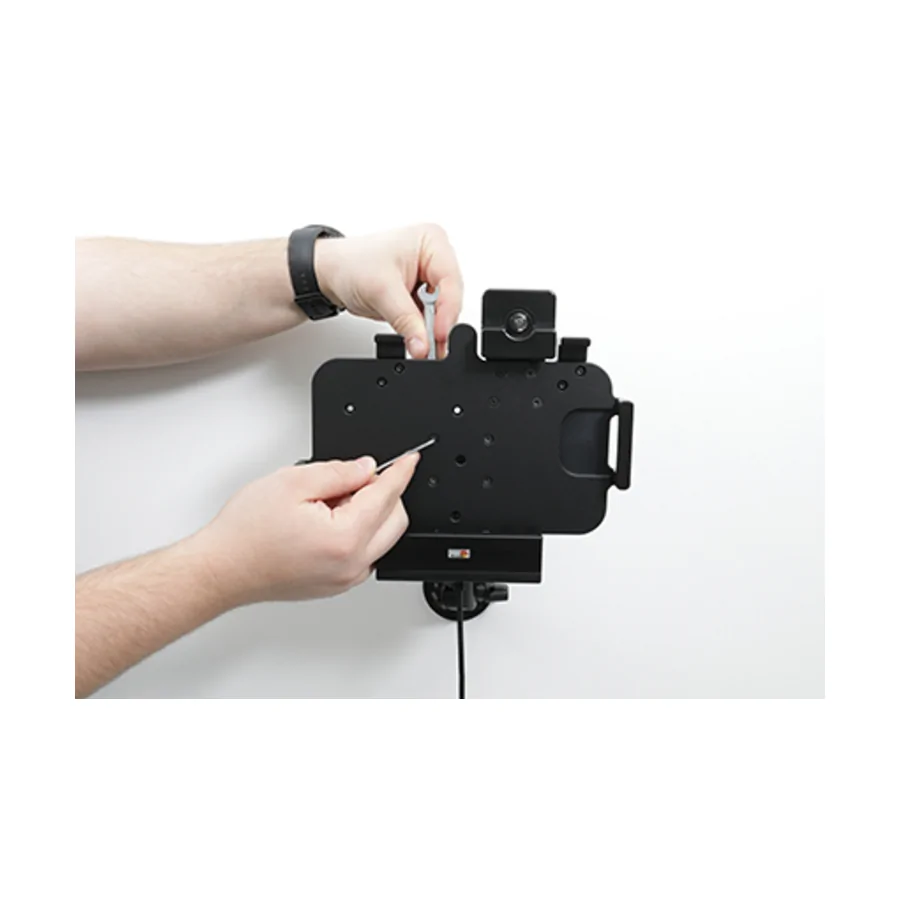 Bild 1 : 736317 : Brodit abschließbarer Halter Aktiv, mit Festanschluss, 12/24V, für ZEBRA ET40 8 Zoll, nur für Geräte OHNE Rugged Boot / Exoskeleton