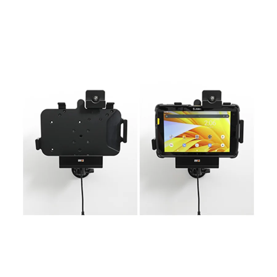 Bild 4 : 736318 : Brodit abschließbarer Halter Aktiv, mit Festanschluss, 12/24V, für ZEBRA ET40 8 Zoll, nur für Geräte MIT Rugged Boot / Exoskeleton