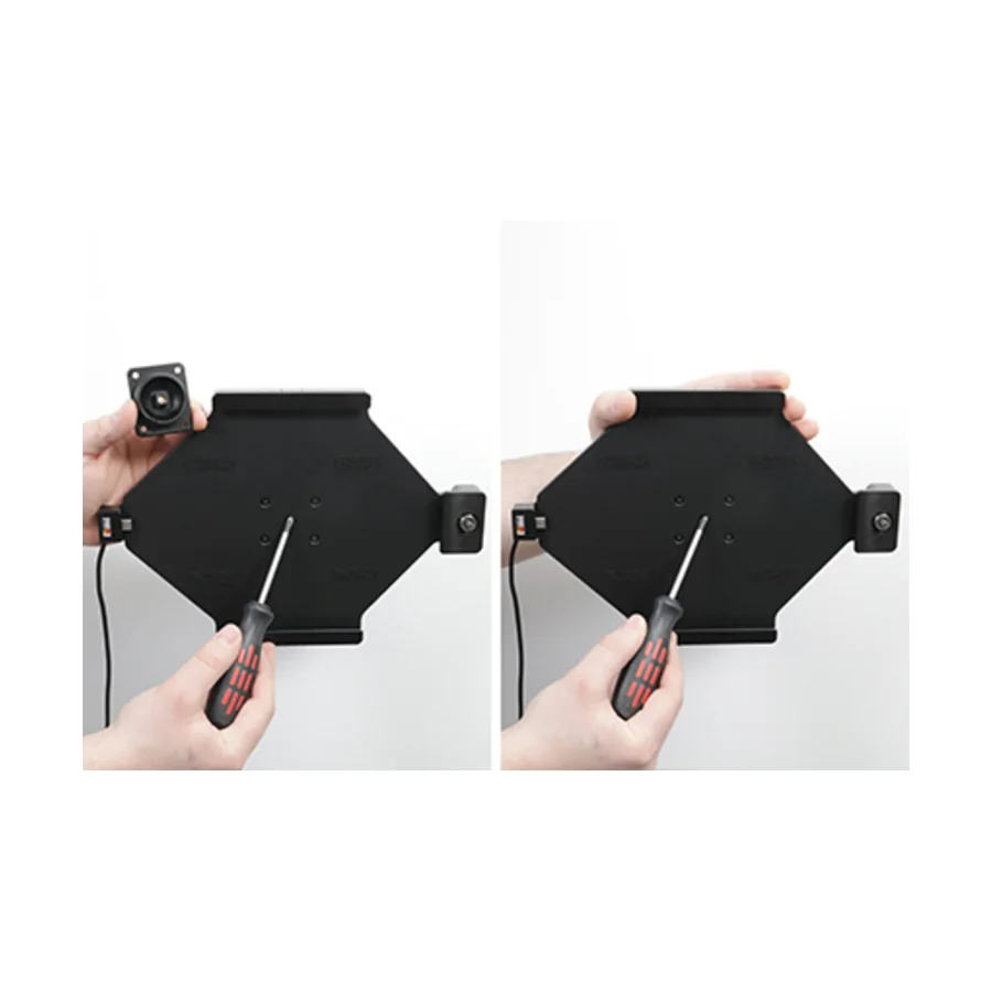 Bild 1 : 736339 : Brodit abschließbarer Halter, Aktiv USB, 12/24V, für APPLE iPad (2022)