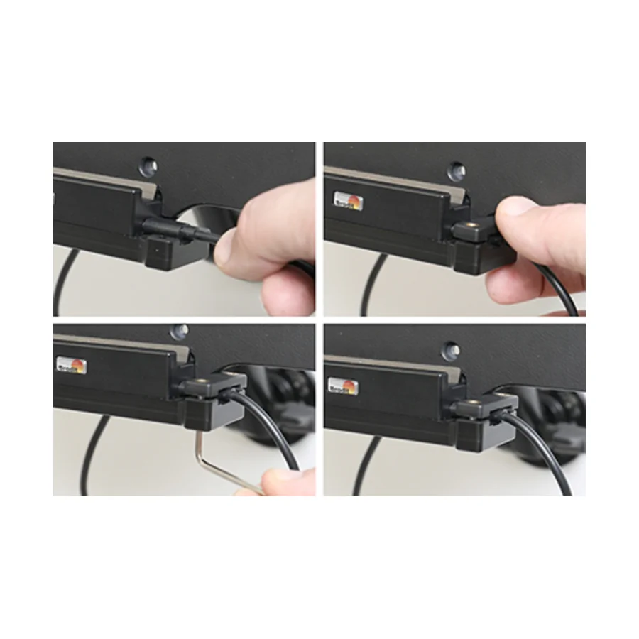 Bild 1 : 736390 : Brodit abschlie�barer Halter Aktiv mit Festanschluss + USB-C HOST, 12/24V, f�r SAMSUNG Galaxy Tab Active 3, Horizontal, passt f�r Ger�te mit Original H�lle , Ladung �ber Pogo-Pins