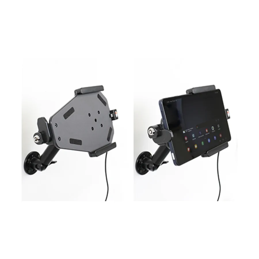 Bild 4 : 736399 : Brodit abschließbarer Halter Aktiv, mit Festanschluss, 12/24V, für SAMSUNG Galaxy Tab A9