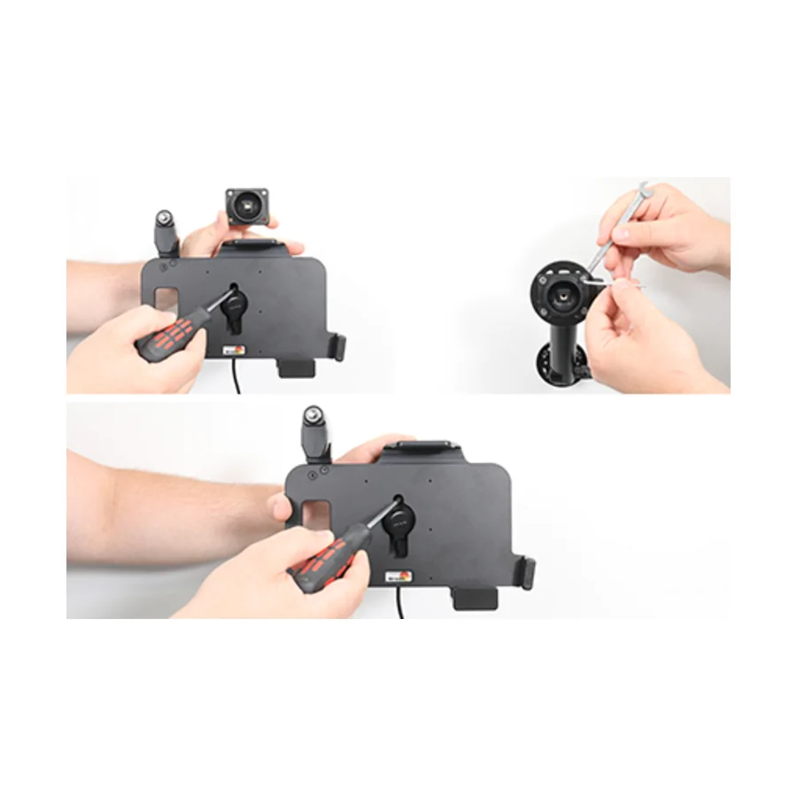 Bild 2 : 739353 : Brodit abschließbarer Halter für CROSSCALL CORE-T5, extra stabile Halterung! Kann mit Crosscall USB-A-X-Link verwendet werden!