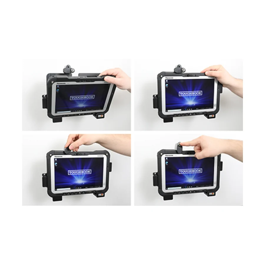 Bild 2 : 739379 : Brodit abschließbarer Halter für PANASONIC Toughbook FZ-G2