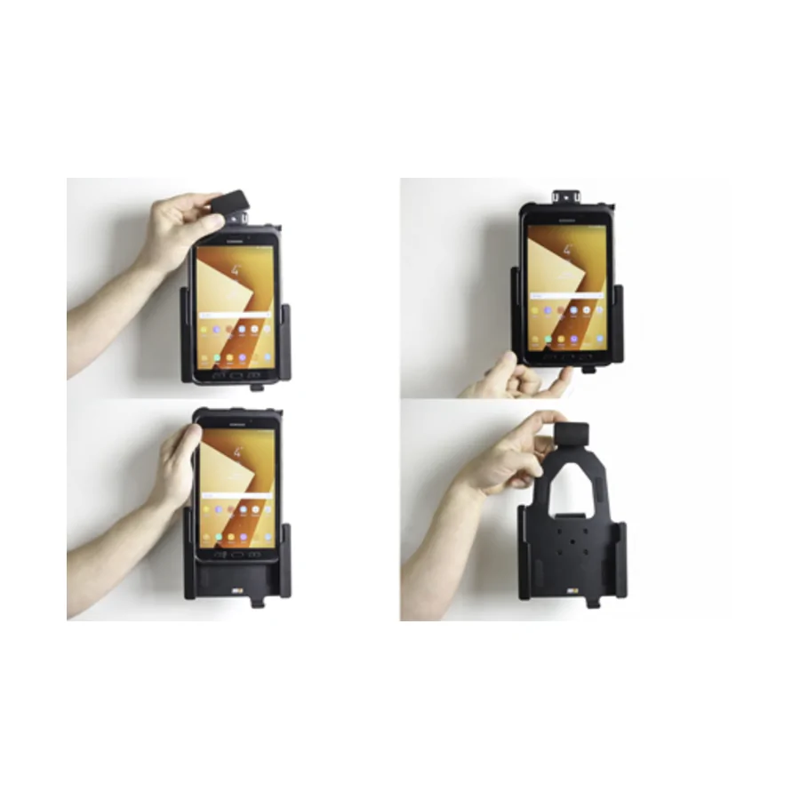 Bild 3 : 741003 : Brodit Halter mit Verriegelung für SAMSUNG Galaxy Tab Active 5, Vertikal, passt für Geräte mit Original Hülle