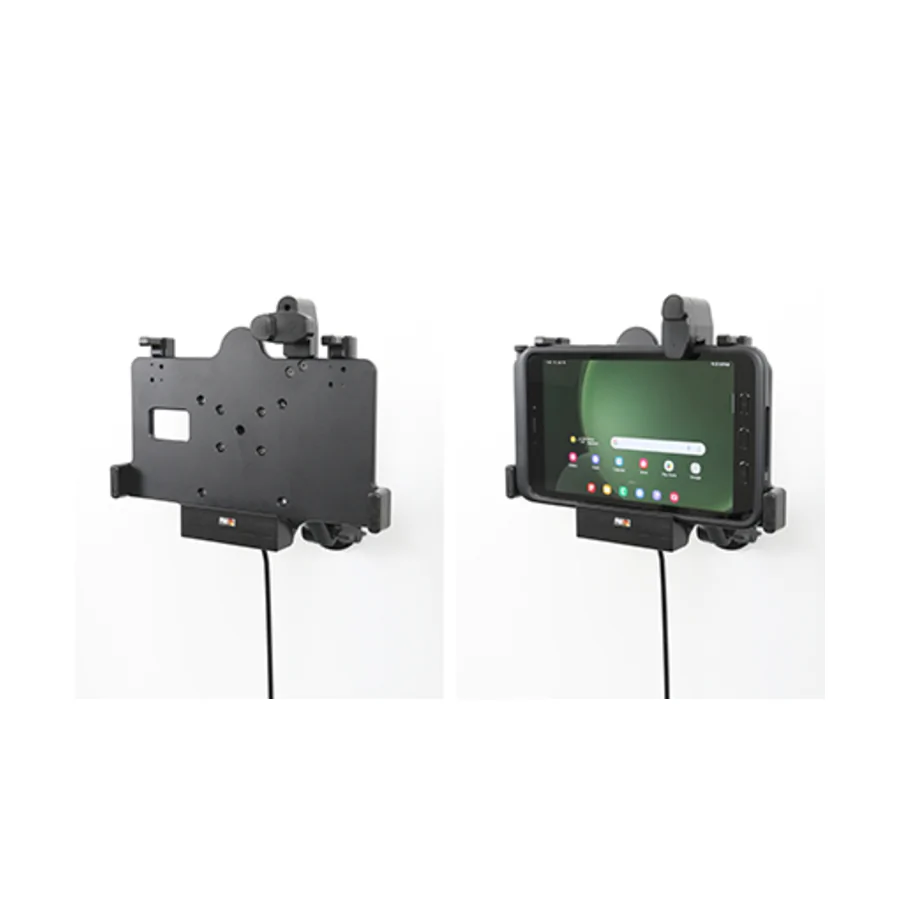 Bild 4 : 746386 : Brodit Halter mit Verriegelung, Aktiv, 12/24V, für SAMSUNG Galaxy Tab Active 5, Horizontal, passt für Geräte mit Original Hülle