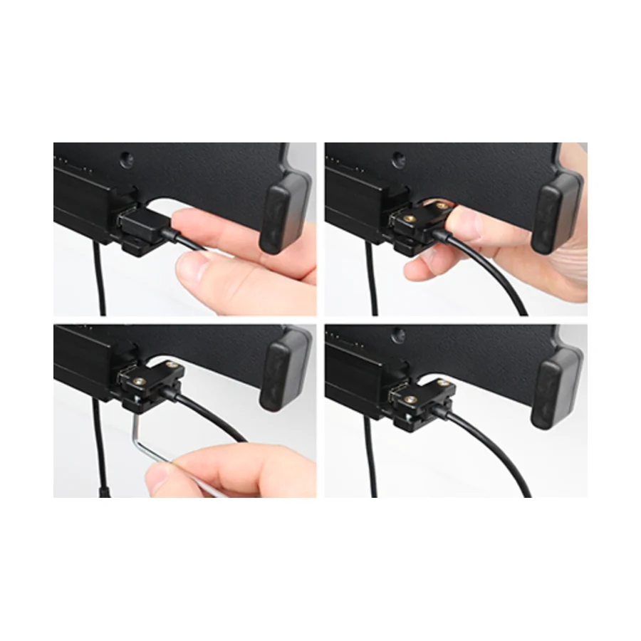 Bild 1 : 746387 : Brodit Halter mit Verriegelung, Aktiv + USB-A HOST, 12/24V, für SAMSUNG Galaxy Tab Active 3, Horizontal, passt für Geräte mit Original Hülle