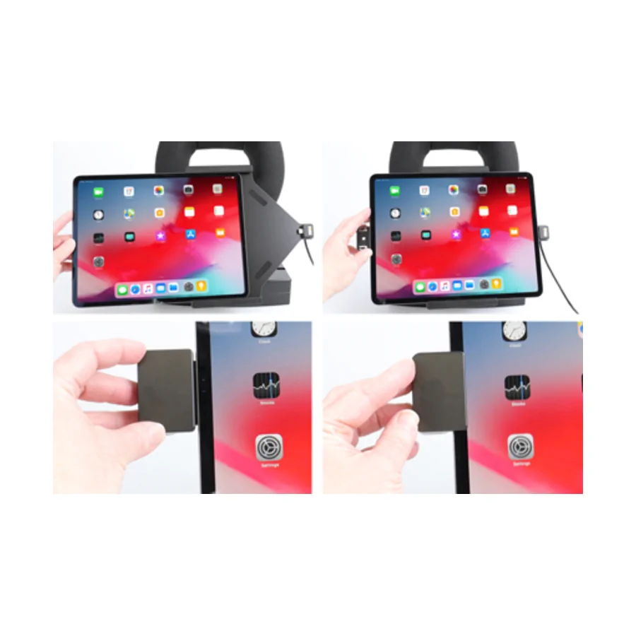 Bild 2 : 747095 : Brodit Halter mit Verriegelung, Aktiv, mit Festanschluss, 12/24V, f�r APPLE iPad Pro 12.9 (2022)