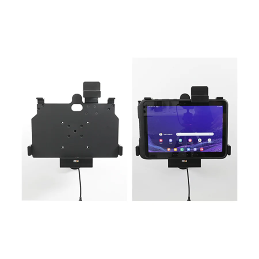 Bild 4 : 747328 : Brodit Halter mit Verriegelung, Aktiv, mit Festanschluss, 12/24V, für SAMSUNG Galaxy Tab Active 4 Pro, Horizontal, passt für Geräte mit Original Hülle