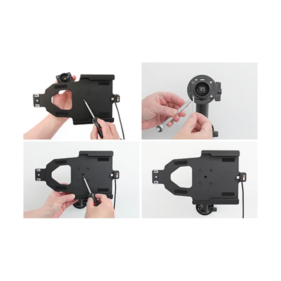 Bild 1 : 752002 : Brodit abschließbarer Halter, Aktiv USB, 12/24V, für SAMSUNG Galaxy Tab Active 3