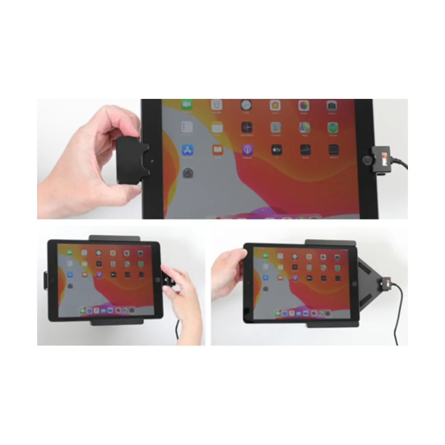 Bild 3 : 753168 : Brodit Halter mit Verriegelung, Aktiv USB, 12/24V, für APPLE iPad (2020)