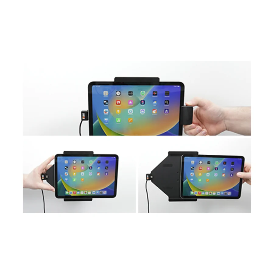 Bild 3 : 753339 : Brodit Halter mit Verriegelung, Aktiv USB, 12/24V, für APPLE iPad (2022)