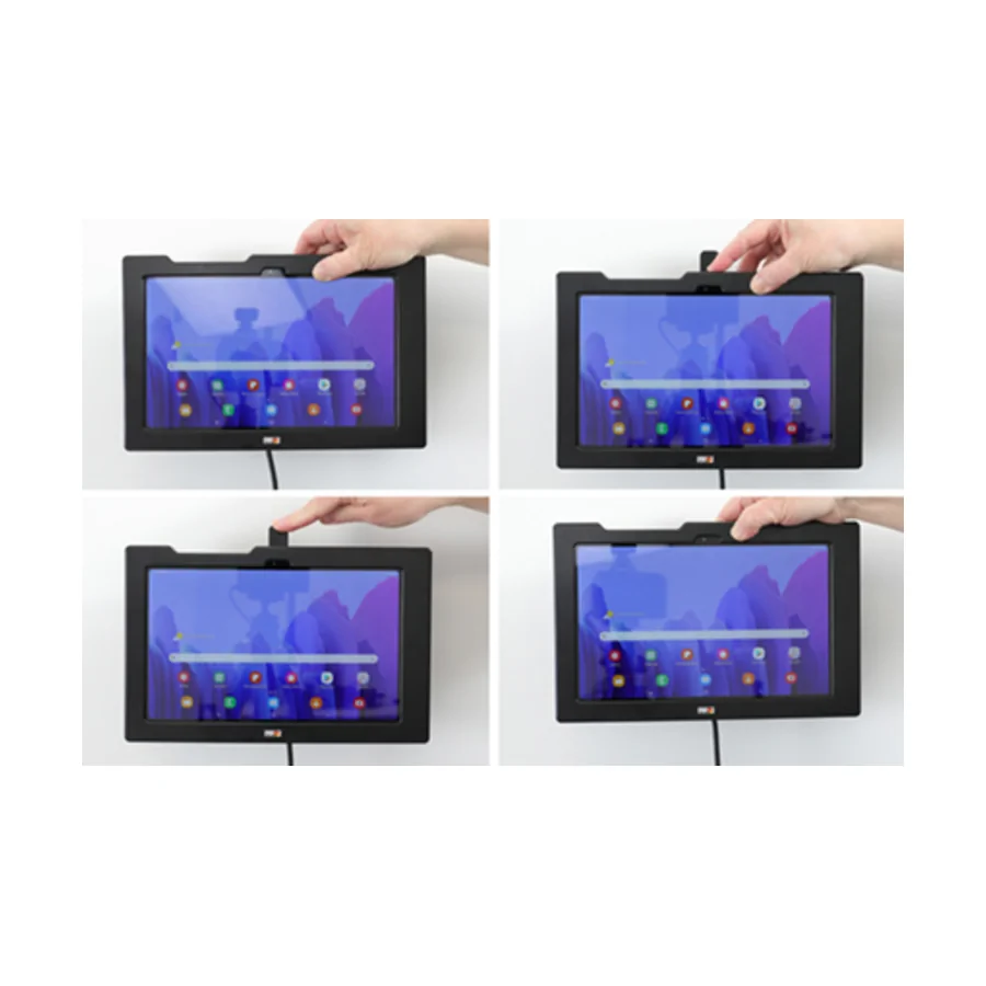 Bild 3 : 758229 : Brodit Heavy Duty Tough Sleeve, festes Gehäuse / Halter mit Ladeanschluss 12/24V, für SAMSUNG Galaxy Tab A7