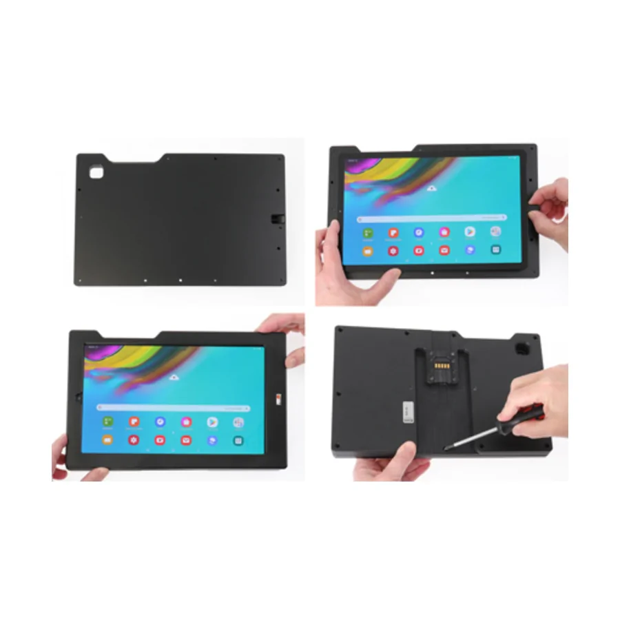 Bild 1 : 759125 : Brodit Heavy Duty Tough Sleeve, festes Geh�use / Halter mit Ladeanschluss 12/24V, f�r SAMSUNG Galaxy Tab S5e