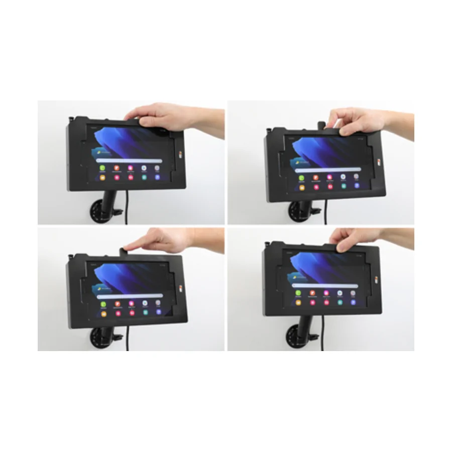Bild 3 : 759224 : Brodit Heavy Duty Tough Sleeve, festes Gehäuse / Halter mit Ladeanschluss 12/24V, für SAMSUNG Galaxy Tab Active 5