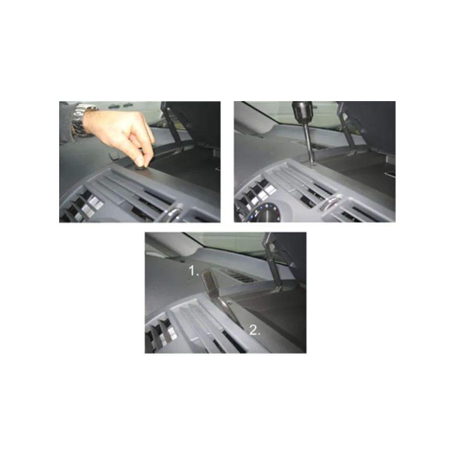 Bild 1 : 853569 : Brodit ProClip für Mercedes Vito (W639), ab Bj. 2003 bis 04/2014, NUR für Modelle mit einem Fach oben auf dem Armaturenbrett.