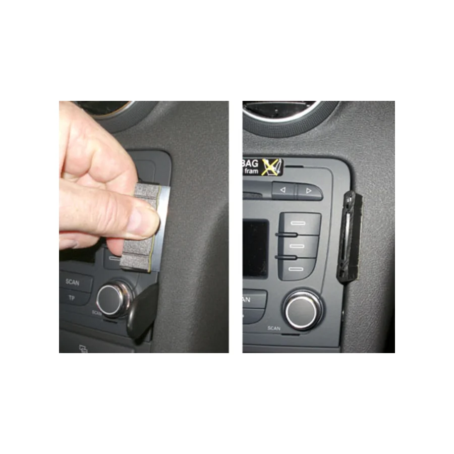 Bild 2 : 853991 : Brodit ProClip für Audi A3, ab Bj. 2007 bis 2012 (Nicht bei Werksnavi)