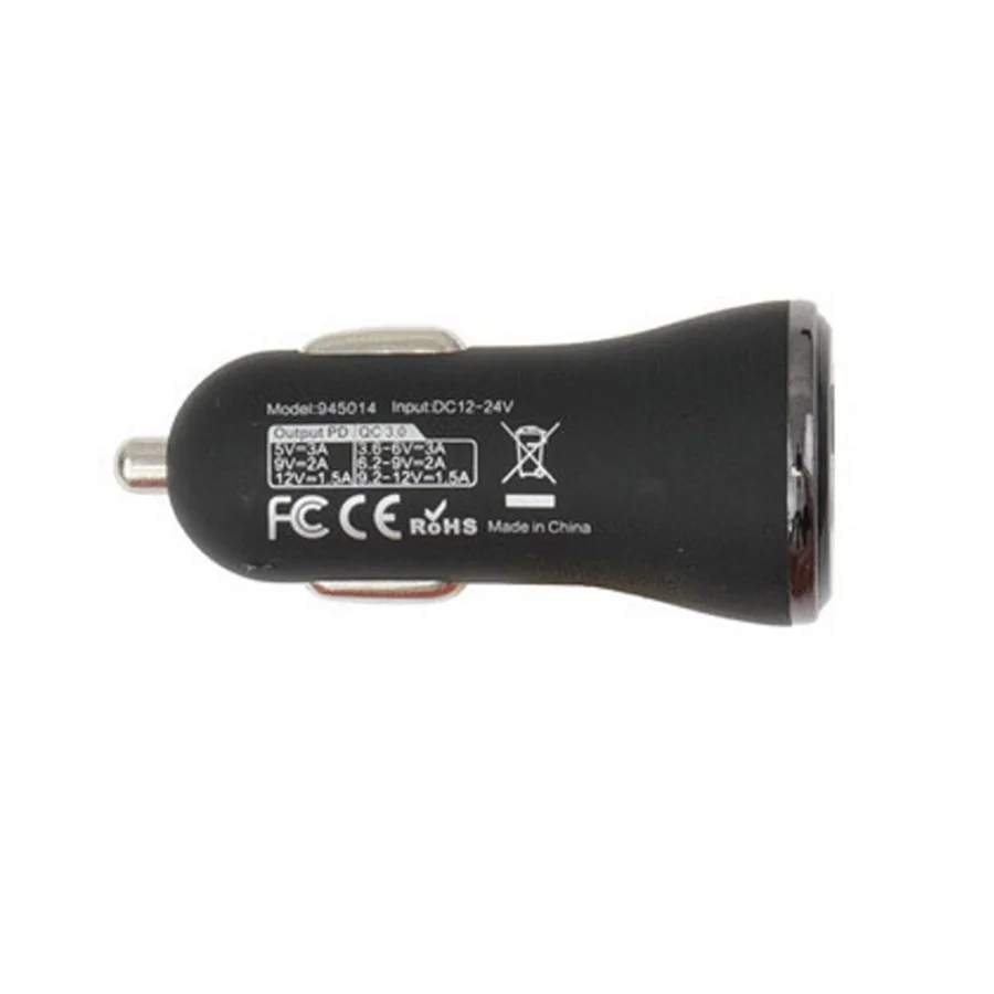 Bild 1 : 945031 : Brodit 12/24V USB Ladeger�t 2x USB (1xUSB- A / 1x USB-C) / 2.4A / QC3.0, inkl. USB-C auf USB-C Kabel, 1.5m