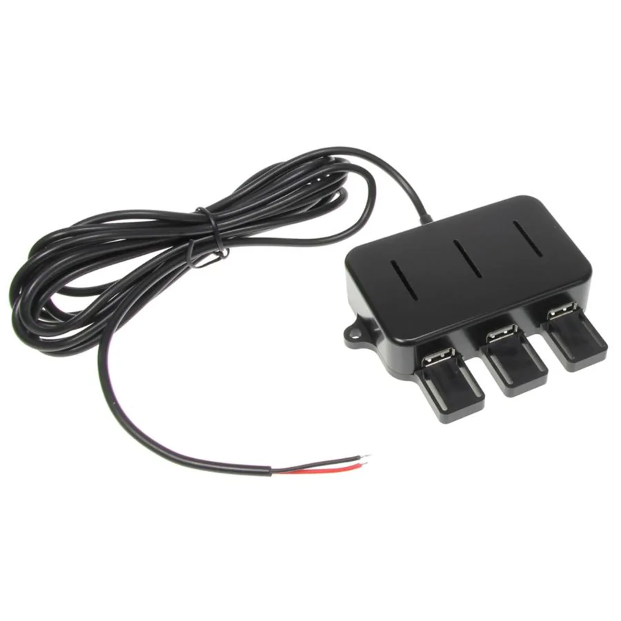 Bild 1 : 945079 : Brodit USB Ladeger�t 3x USB-A mit jeweils 2.1A - Zum Festeinbau