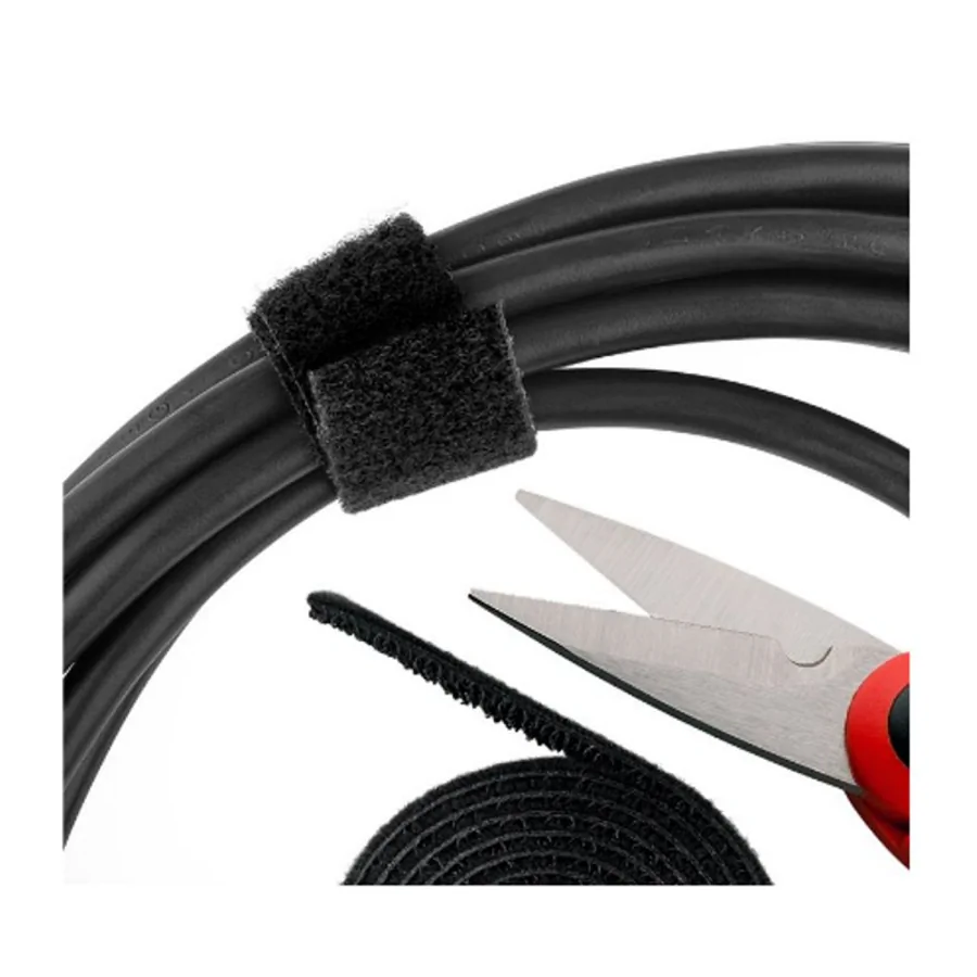Goobay Kabelmanagement / Klettband-Rolle 1m, Abbildung 1