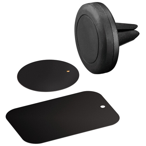 Goobay KFZ Magnethalterung für den Lüftungsschacht, Universal, fast jedes  Smartphone geeignet, Black 47145