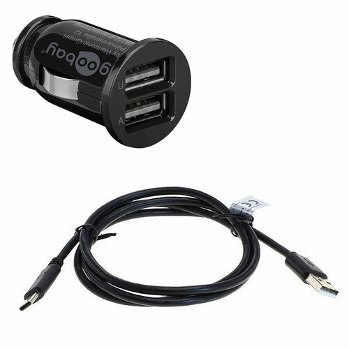 KFZ Ladekabel, 12/24V, USB Typ C mit langem Stecker, 2.4A, Black online  kaufen